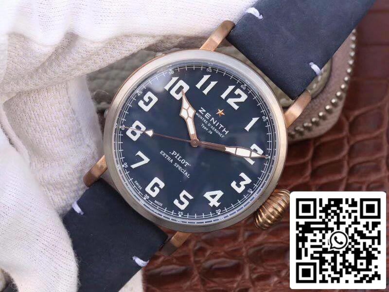 Zenith Pilot Type 20 Extra Special XF Factory 1:1 Mejor Edición Suiza ETA9015