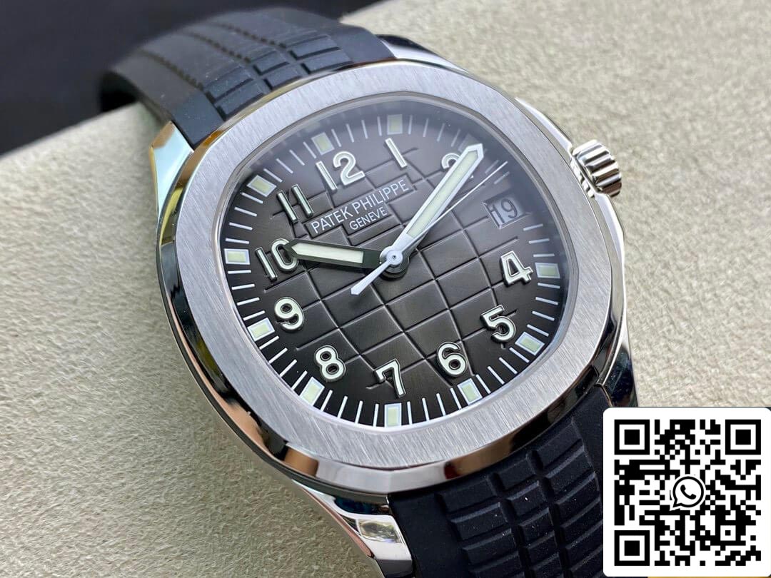 Patek Philippe Aquanaut 5165A 38MM 1:1 Mejor edición ZF Factory esfera negra