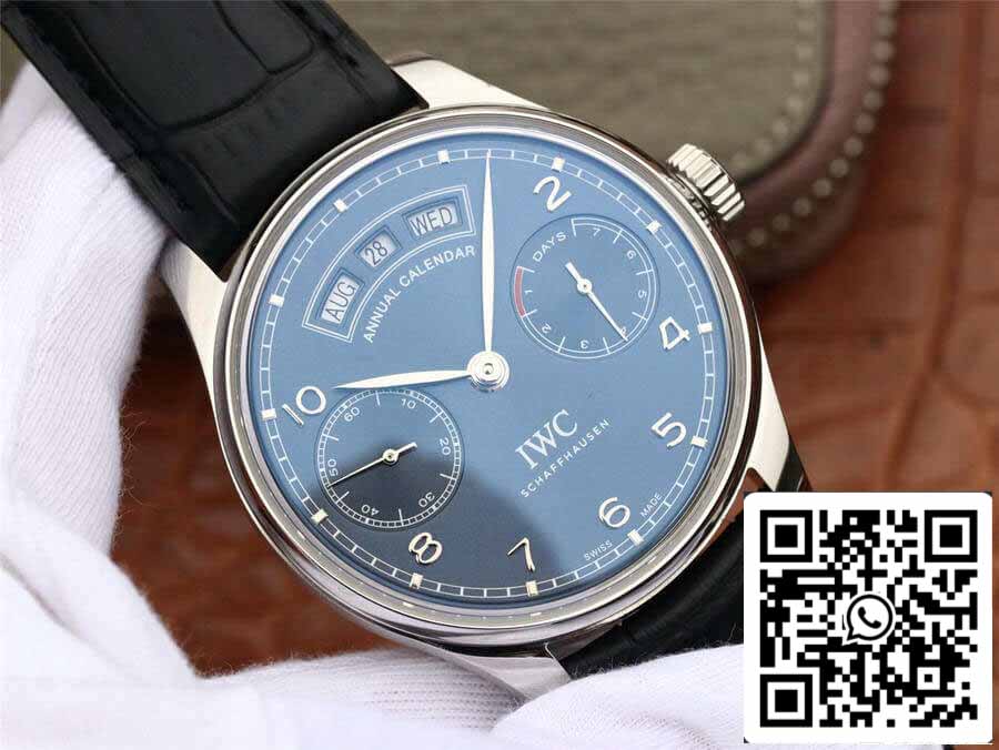 IWC Portugieser IW503502 1:1 Mejor edición ZF Factory esfera azul