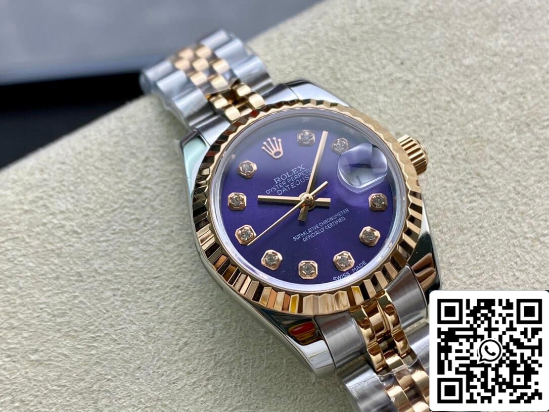 Rolex Datejust M279171-0015 28MM 1:1 Mejor Edición BP Factory Esfera Púrpura