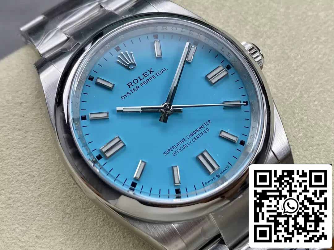 Rolex Oyster Perpetual M124300-0006 41MM 1:1 Mejor edición Clean Factory Tiffany esfera azul