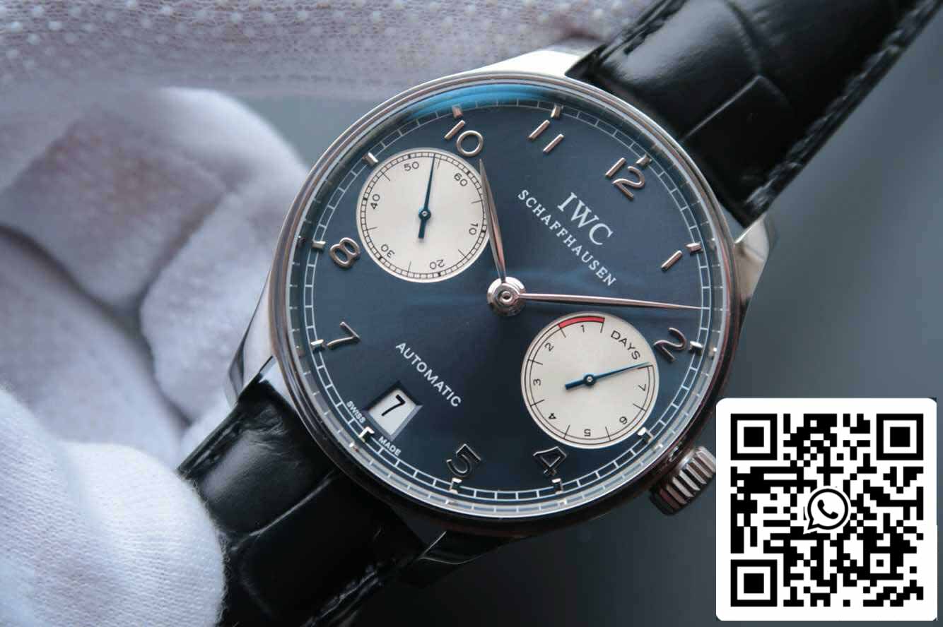 IWC Portugieser IW500112 1:1 Best Edition ZF Factory V5 Dark Blue Dial