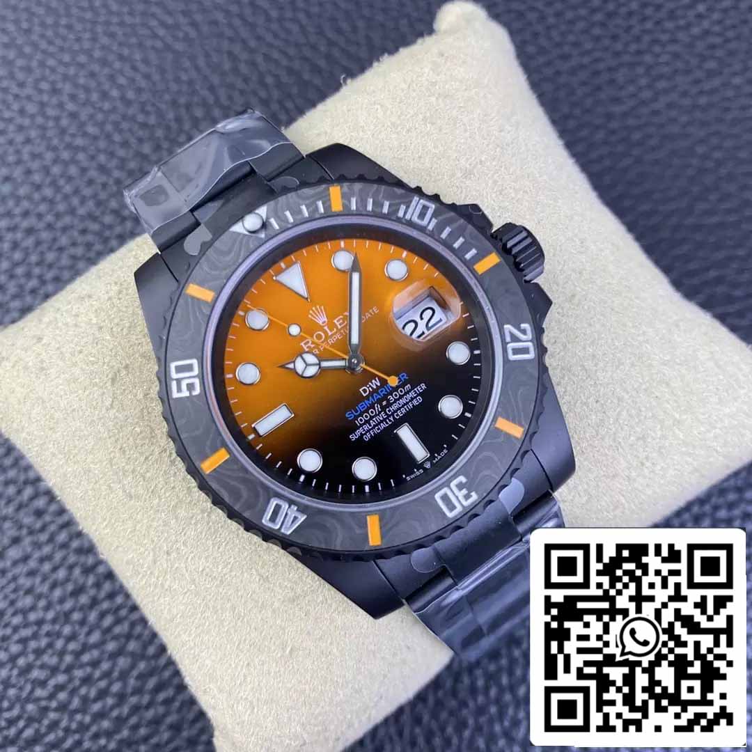 Rolex Submariner 1:1 Mejor Edición VS Factory Naranja Esfera Degradada