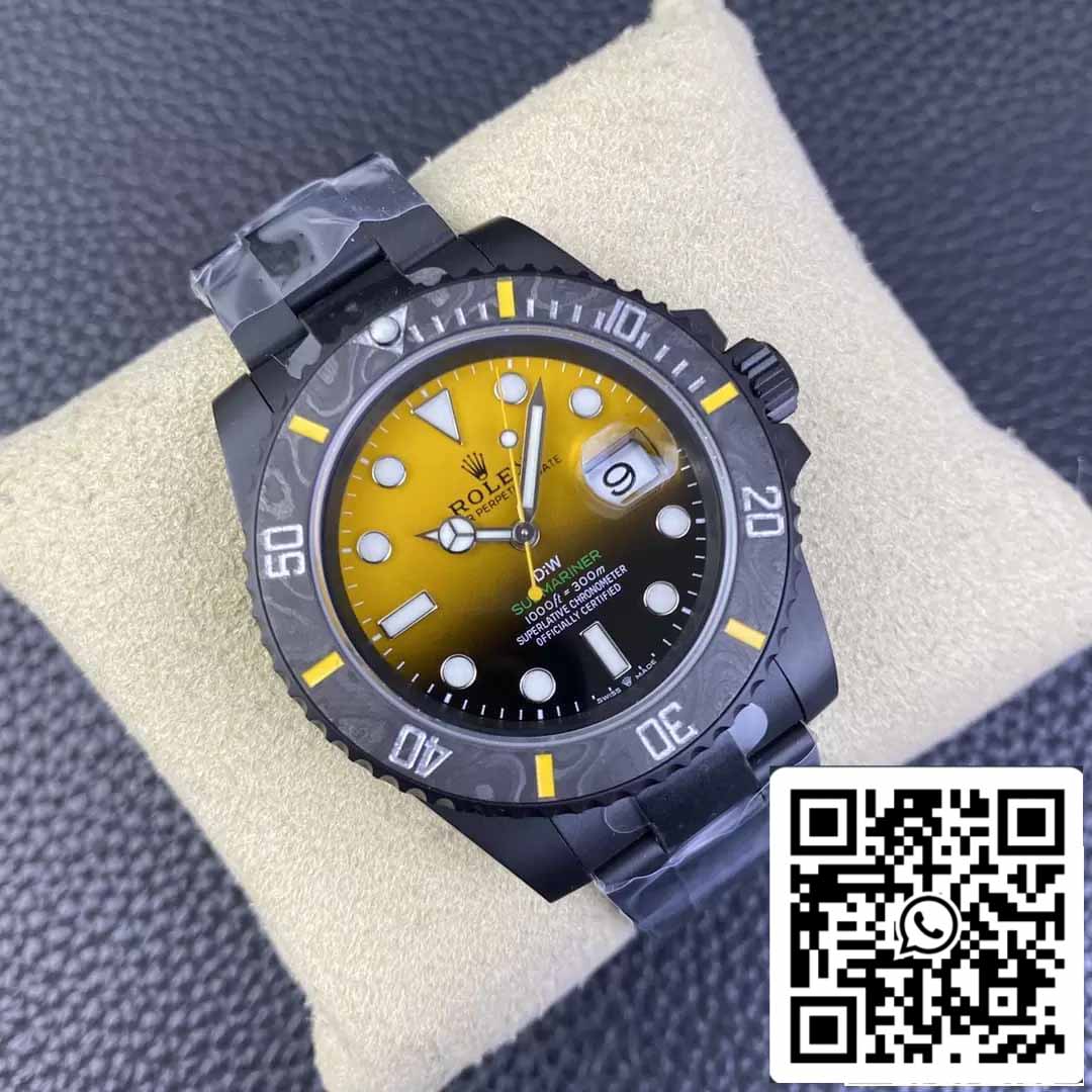 Rolex Submariner 1:1 Mejor Edición VS Factory Esfera Amarilla Degradada