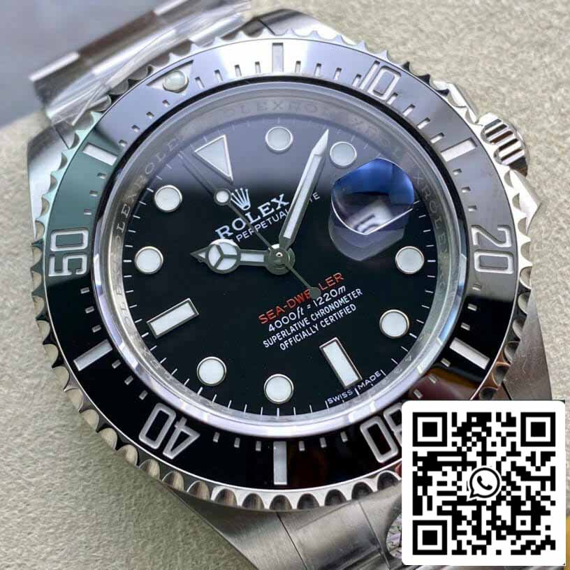 Rolex Sea-Dweller 126600 AR Factory Negro Dial 1:1 Mejor Edición Suizo ETA2824