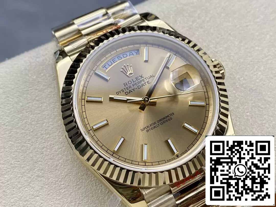 Rolex Day Date M228238-0003 1:1 Mejor edición GM Factory V2 Versión de contrapeso