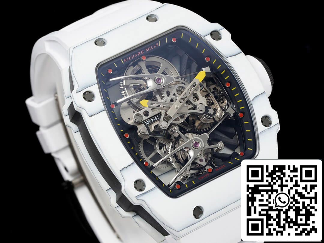 Richard Mille RM27-02 Rafael Nadal Tourbillon 1:1 Mejor Edición RM Factory Caja de Fibra de Carbono