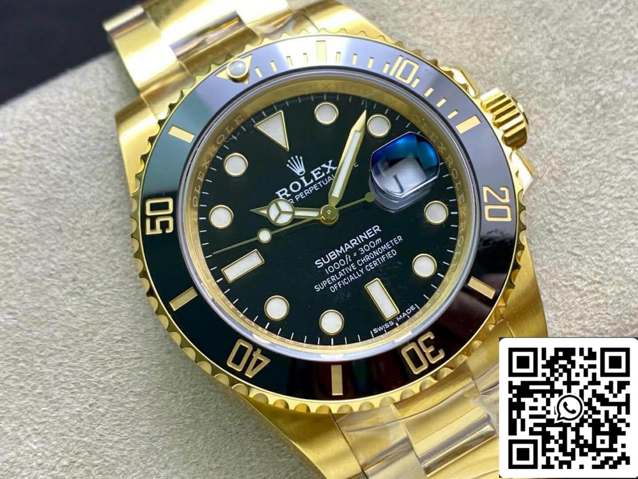 Rolex Submariner 116618LN-97208 40mm movimento 3135 VS Factory quadrante nero