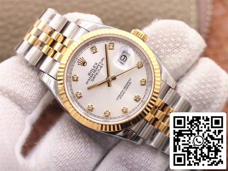 Rolex Datejust 126233 1:1 Best Edition EW Factory White Dial Swiss ETA3235