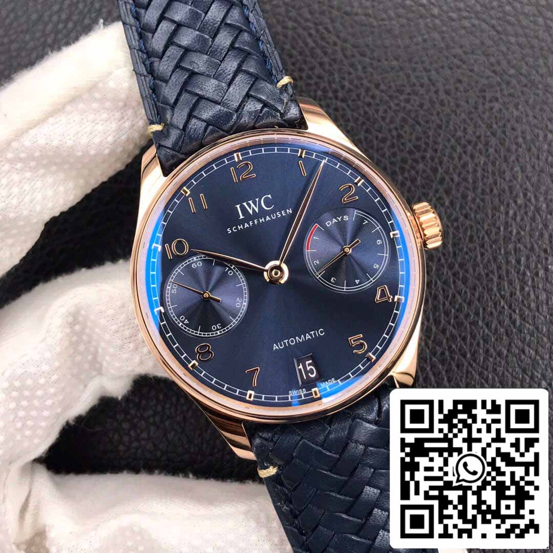 IWC Portugieser IW500713 1:1 Best Edition ZF Factory Blue Dial