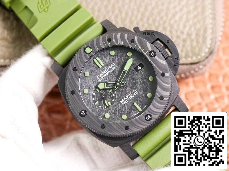 Panerai Submersible PAM00961 1:1 Best Edition VS Factory Camo quadrante nero svizzero P.9010