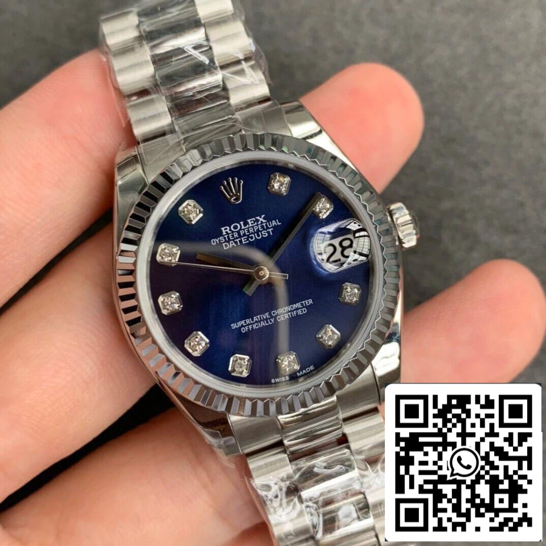 Rolex Datejust 31MM 1:1 Best Edition GS Factory Blue Dial