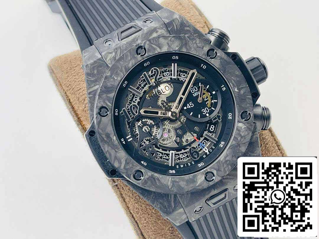 Hublot BIG BANG 1:1 Best Edition HB Factory Caja de fibra de carbono negra