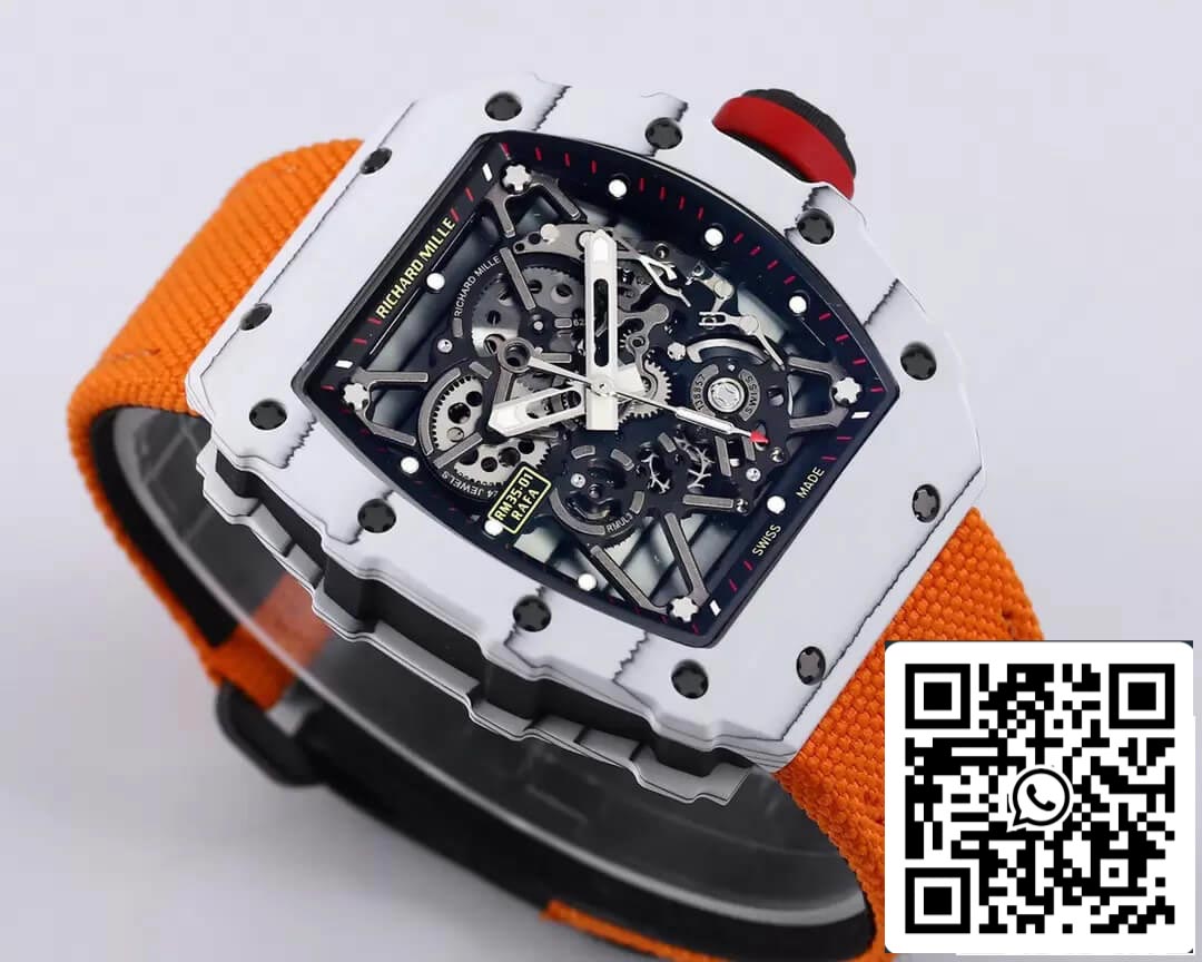 Richard Mille RM35-01 Cinturino arancione di fabbrica BBR in scala 1: 1 della migliore edizione