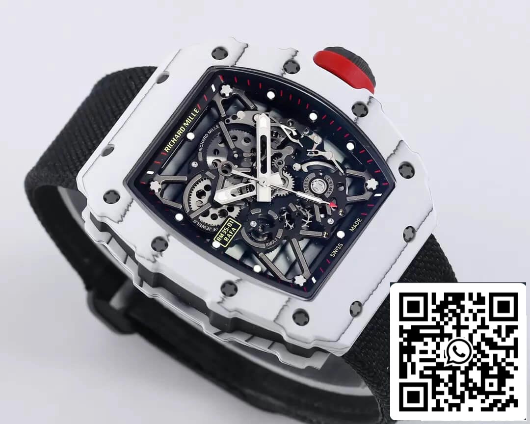 Richard Mille RM35-01 1:1 Mejor Edición BBR Factory Correa Negra