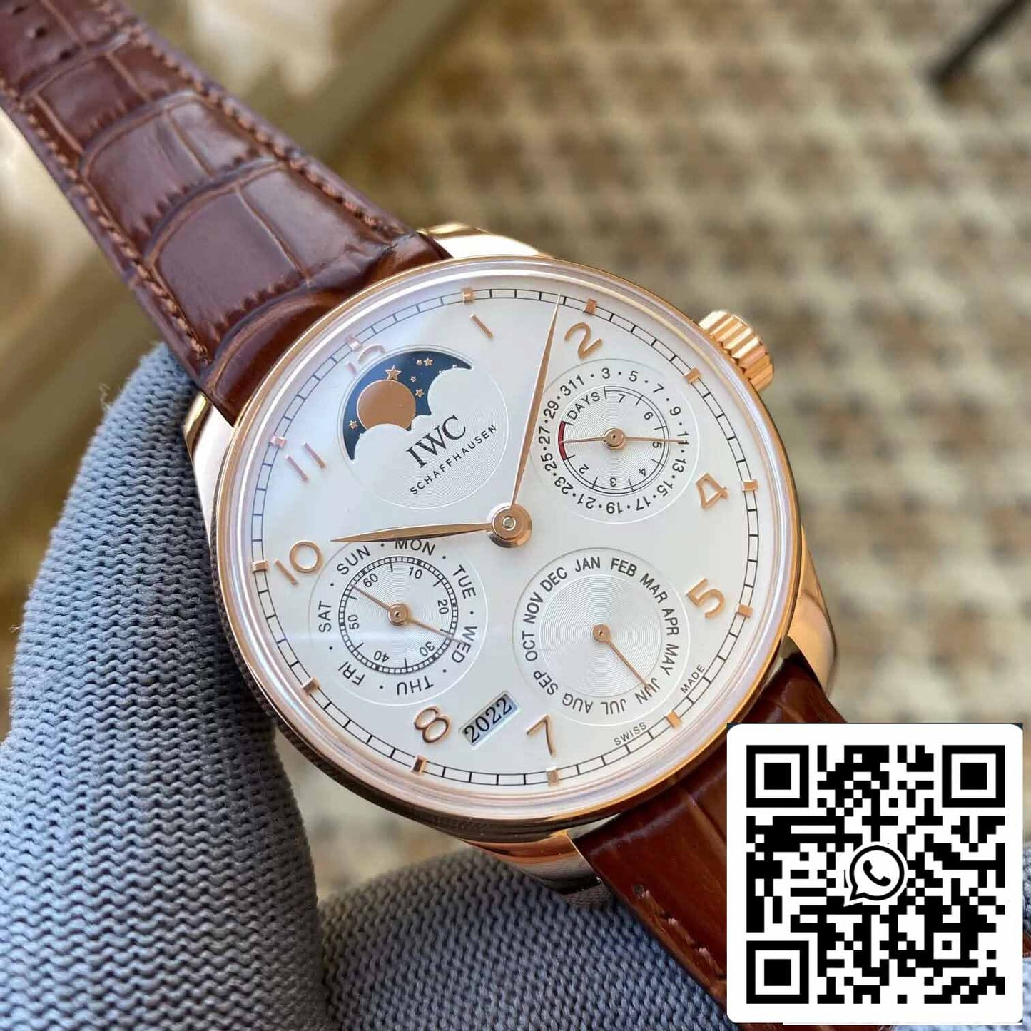 IWC Portuguese Perpetual Calendar IW503302 1:1 Best Edition APS Factory Red Gold