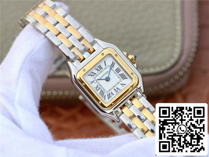 Panthere De Cartier W2PN0006 1:1 Mejor Edición 8848 Esfera Blanca de Fábrica