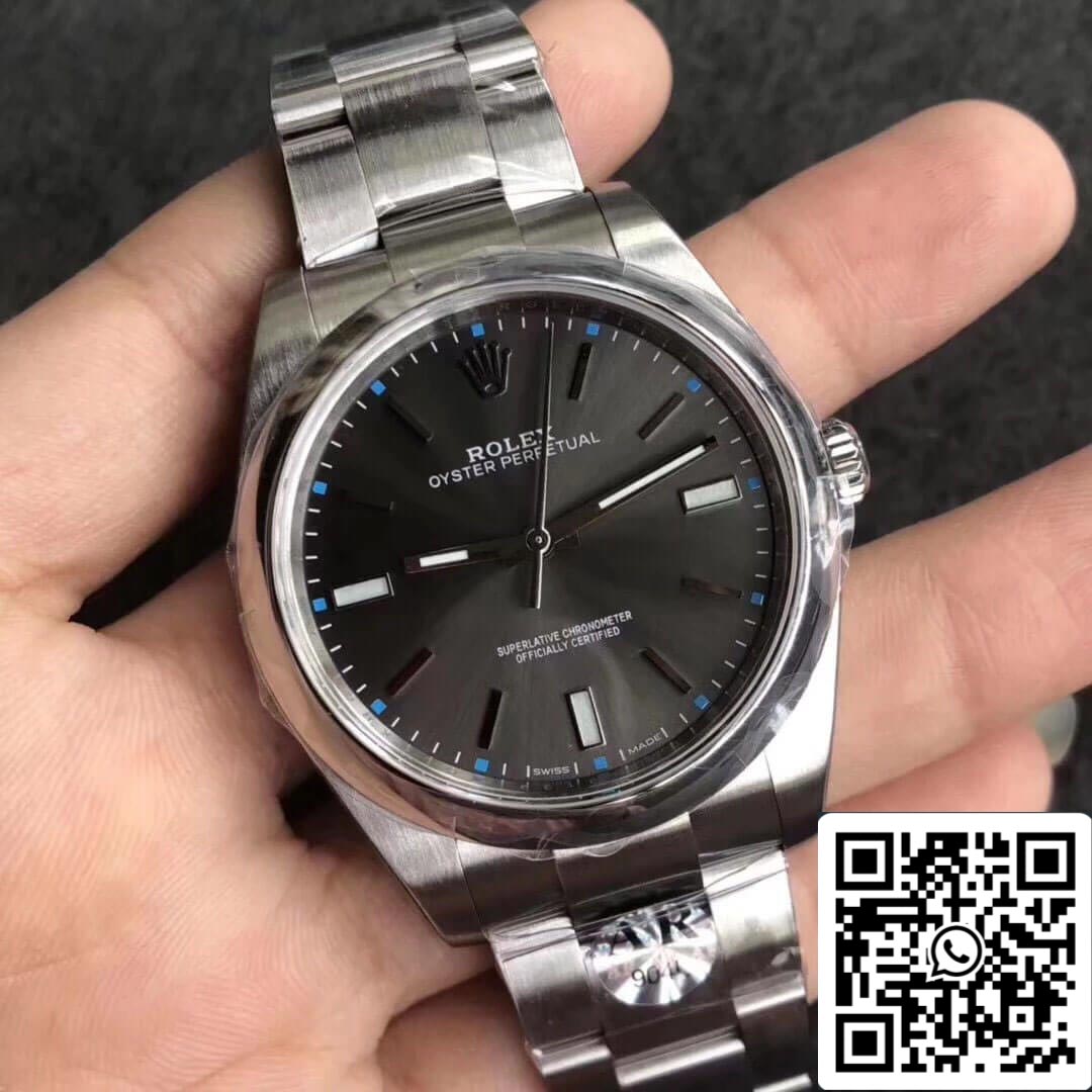 Rolex Oyster Perpetual 114300 39MM AR Factory 1:1 Mejor Edición Esfera Gris