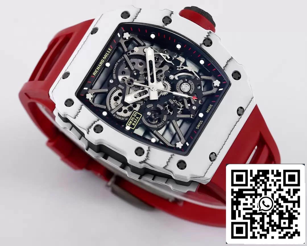 Richard Mille RM35-01 1:1 Mejor Edición BBR Factory Correa Roja