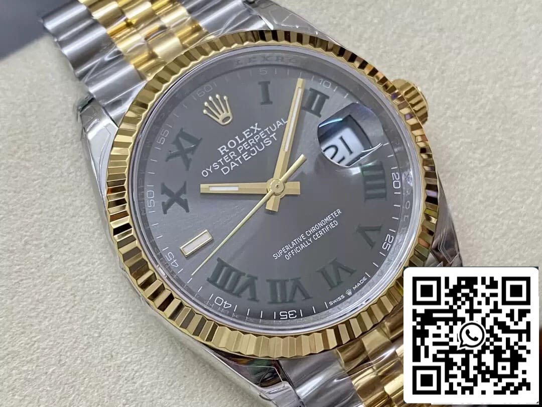 Rolex Datejust M126233-0035 36MM 1:1 Best Edition VS Factory Wimbledon Dial