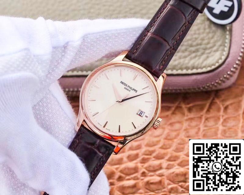 Patek Philippe Calatrava 5227R-001 ZF Factory 1:1 Mejor edición Caja en oro rosa de 18 quilates Swiss Cal.324 SC