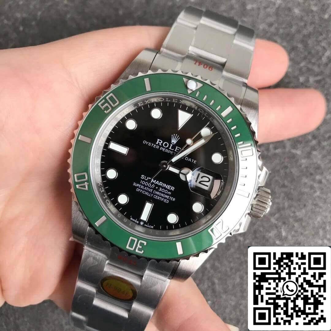 Rolex Submariner Date 41mm 126610LV 1:1 Best Edition NOOB Factory Green Bezel