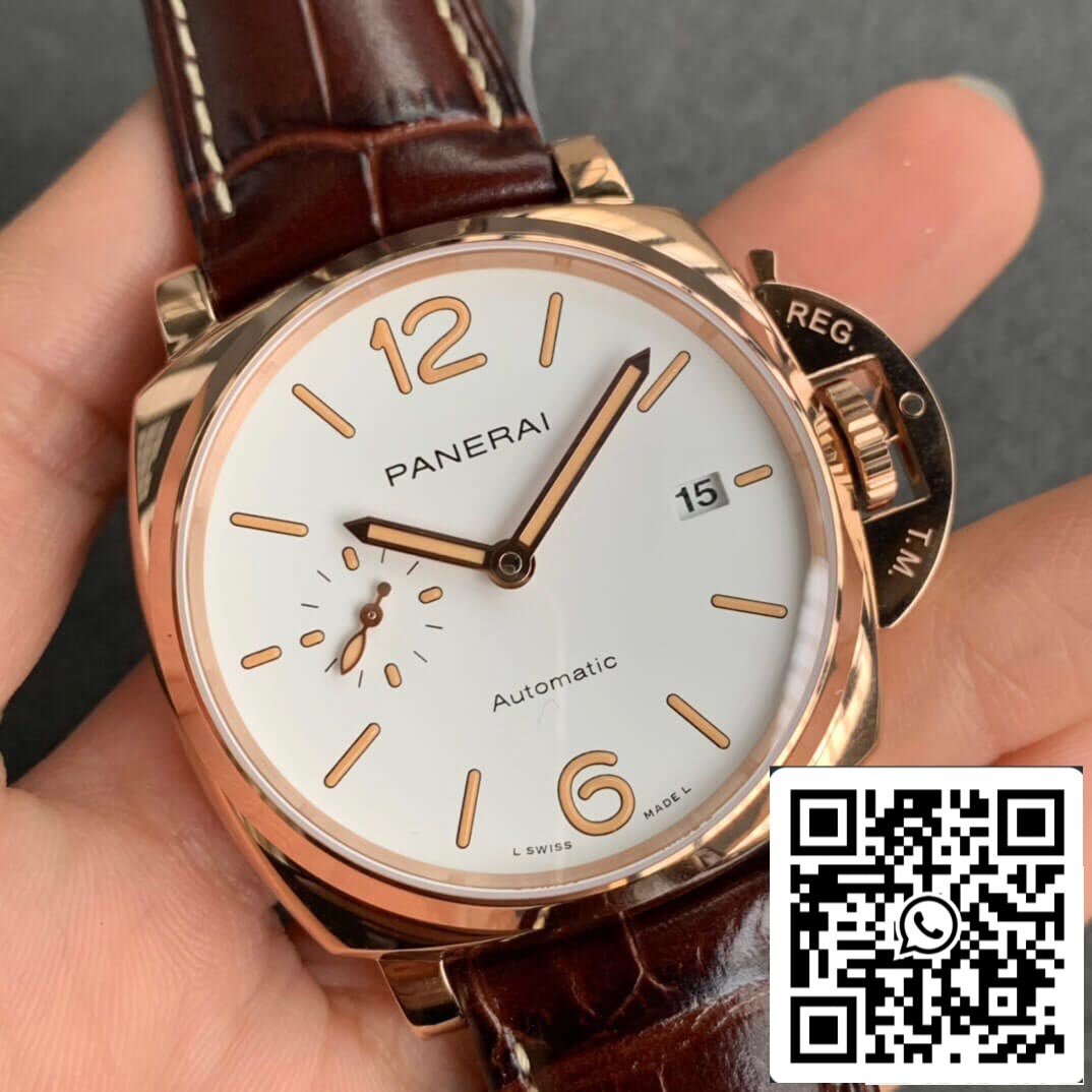 Panerai Luminor PAM01042 1:1 Mejor edición VS esfera blanca de fábrica