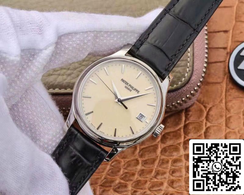 Patek Philippe Calatrava 5227 ZF Factory 1:1 Mejor Edición Esfera Blanca Swiss Cal.324 SC