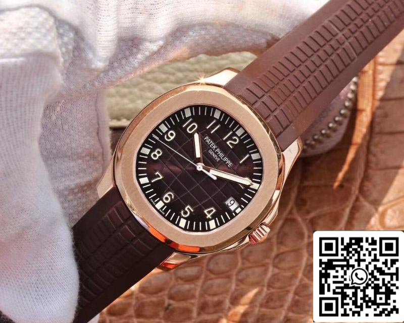 Patek Philippe Aquanaut 5167R-001 40mm 1:1 Mejor edición ZF Factory Oro rosa