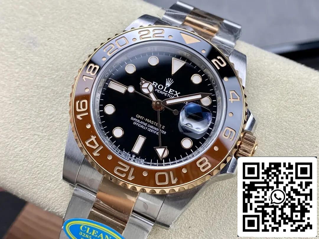 Rolex GMT Master II M126711chnr-0002 1:1 Best Edition Clean Factory V3 Lunetta in ceramica