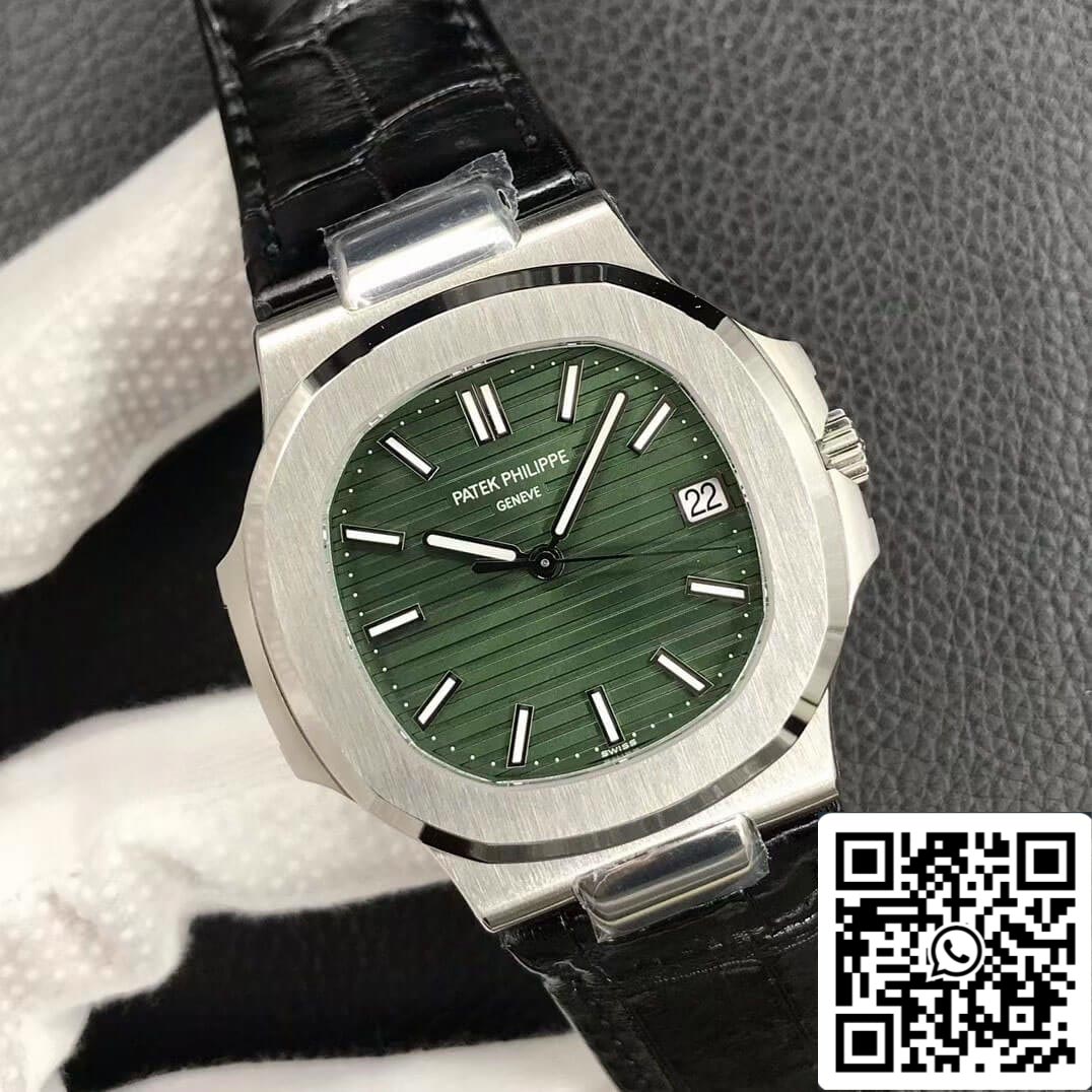 Patek Philippe Nautilus 5711/1A-014 1:1 Best Edition 3K Factory quadrante verde oliva