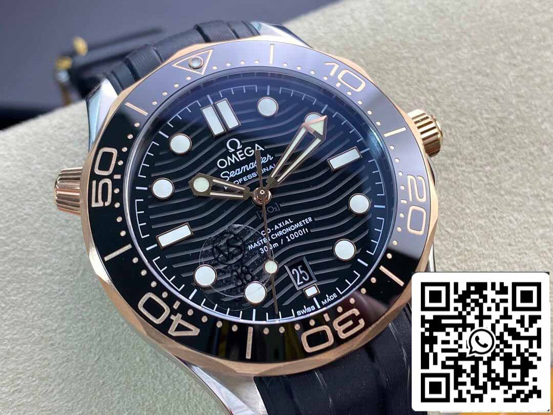 Omega Seamaster Diver 300M 210.22.42.20.01.002 1:1 Best Edition VS Lunetta in ceramica di fabbrica