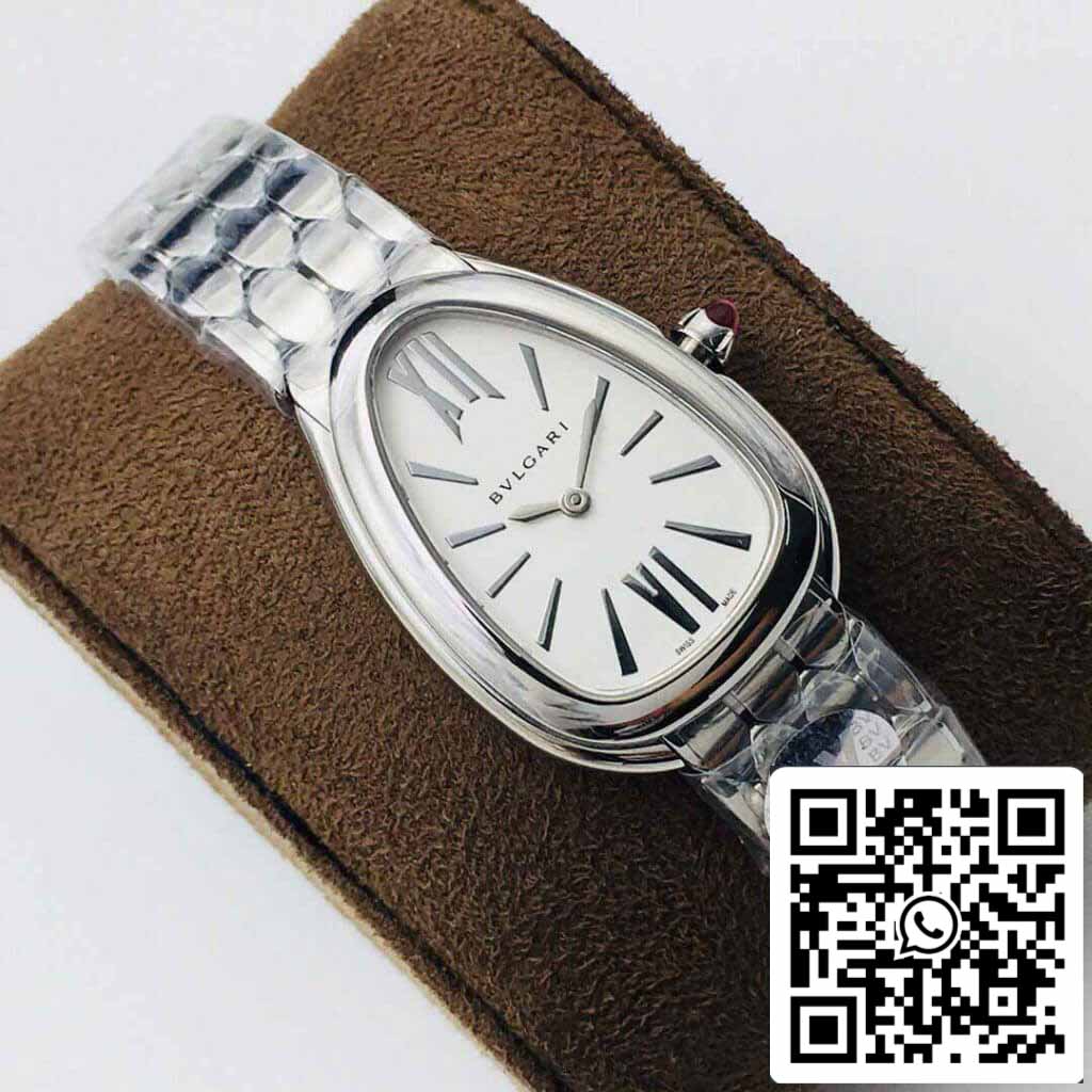 Bvlgari Serpenti 103141 1:1 Best Edition BV Factory Silver White Dial