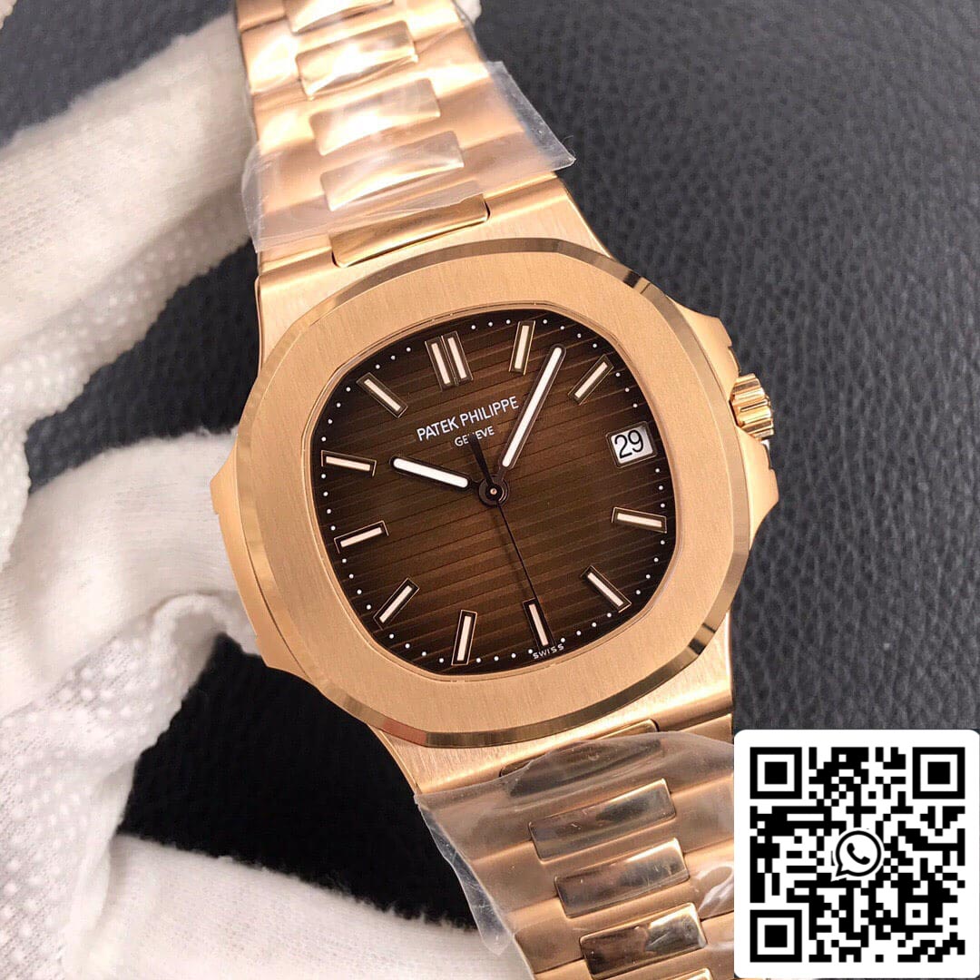 Patek Philippe Nautilus 5711/1R-001 1:1 Migliore edizione 3K Factory Oro rosa