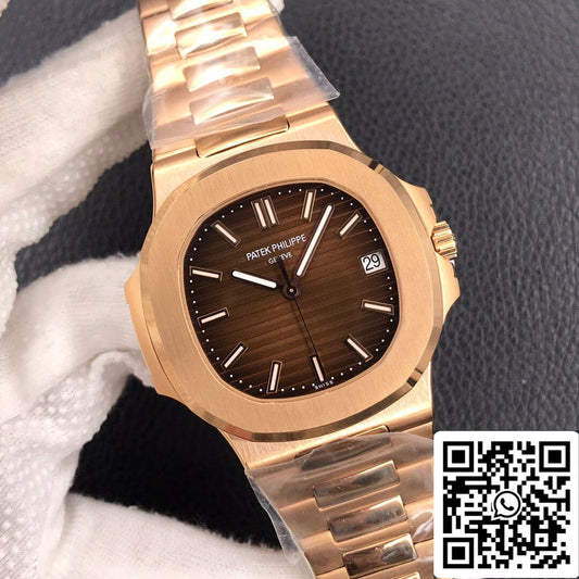 Patek Philippe Nautilus 5711/1R-001 1:1 Mejor edición 3K Oro rosa de fábrica