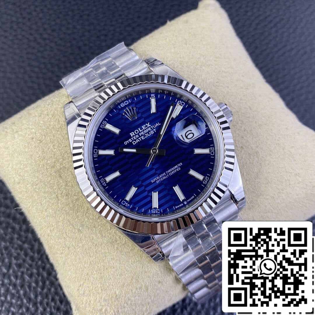 Rolex Datejust M126334-0032 41MM 1:1 Mejor edición VS Acero inoxidable de fábrica