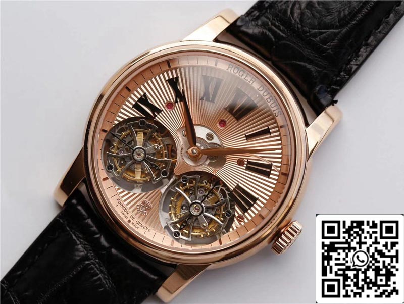 Roger Dubuis Hommage RDDBHO0562 1:1 Mejor edición JB Factory Gold Dial Swiss RD100