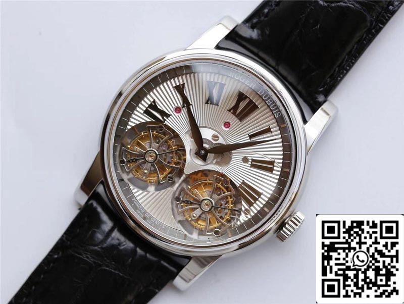 Roger Dubuis Hommage RDDBHO0562 1:1 Mejor Edición JB Factory Esfera Plata Suiza RD100