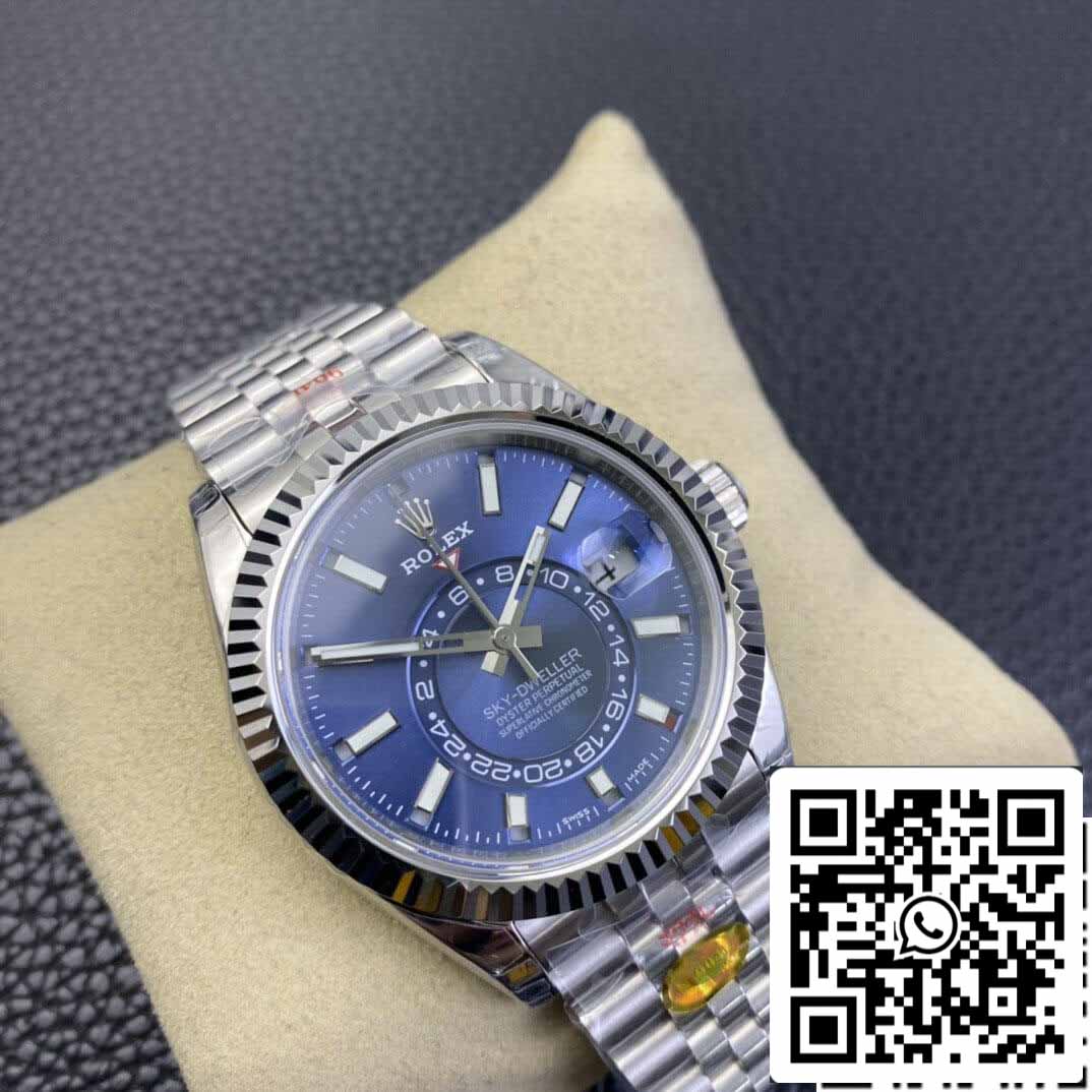 Rolex Sky Dweller M336934-0006 1:1 Mejor Edición Noob Factory V2 Esfera Azul