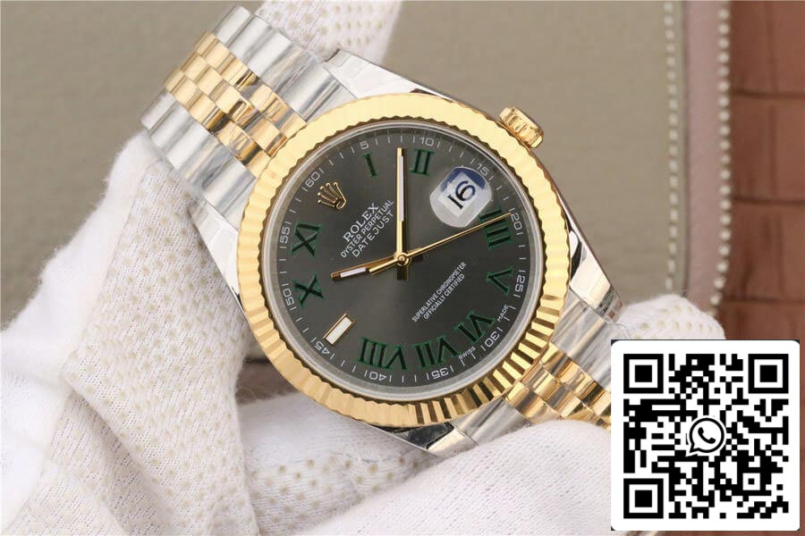 Rolex Datejust M126333-0020 1:1 Best Edition EW Factory quadrante grigio scuro