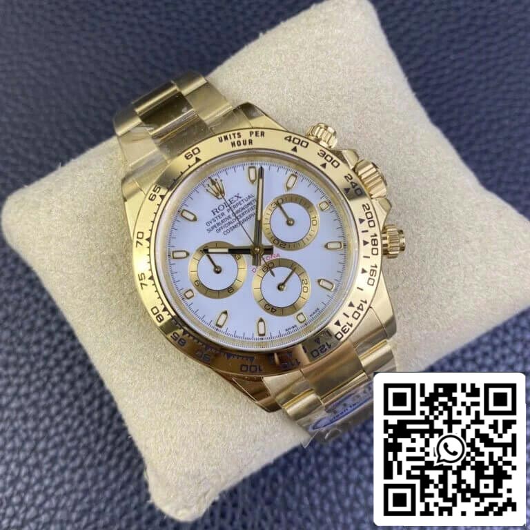 Rolex Cosmograph Daytona M116508-0001 1:1 Best Edition Clean Factory Oro giallo