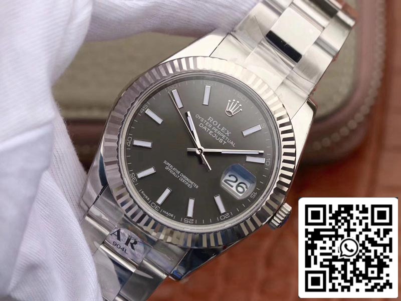 Rolex Datejust 126334 1:1 Best Edition AR Factory quadrante nero svizzero ETA2824