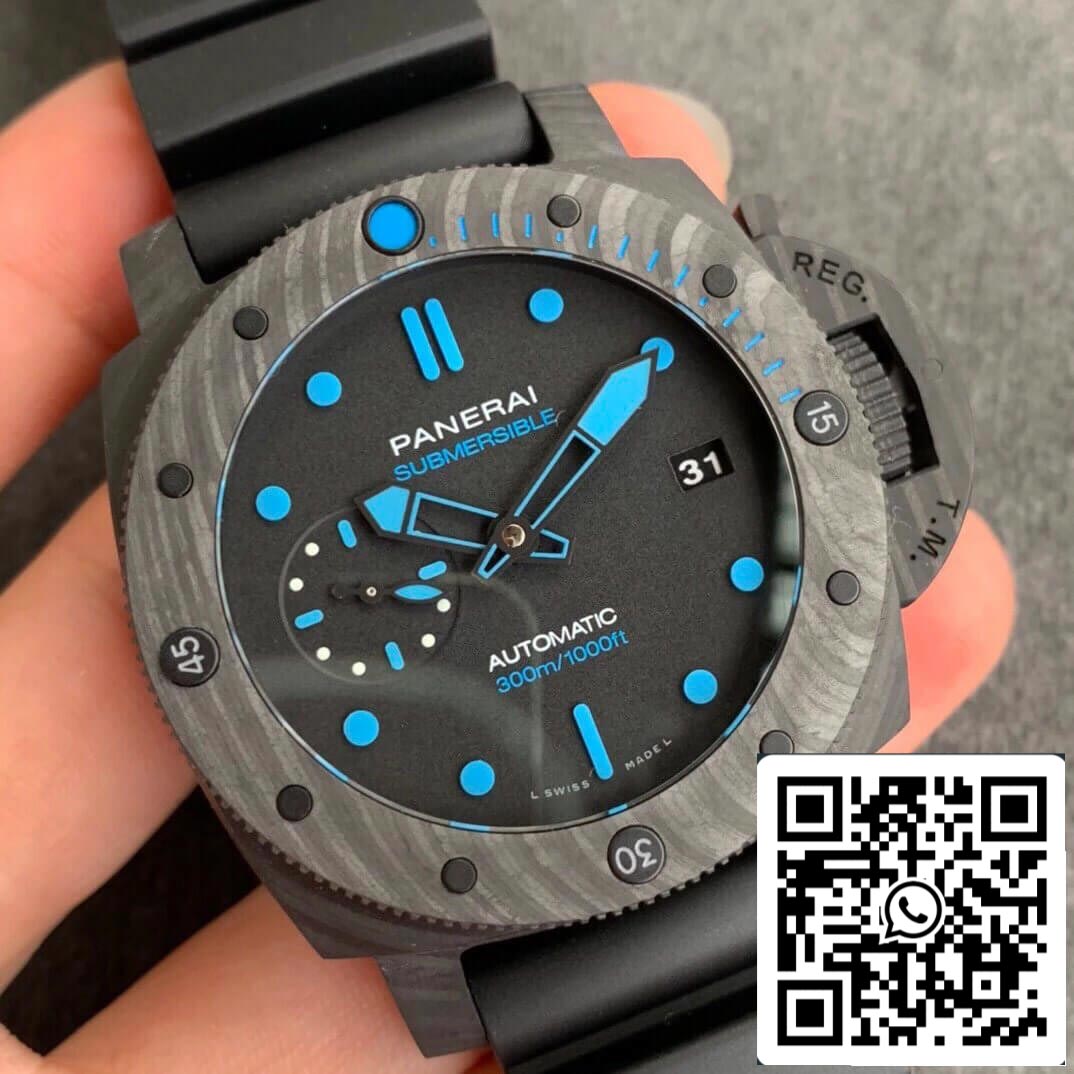 Panerai Submersible PAM00960 1:1 Best Edition VS Factory quadrante nero