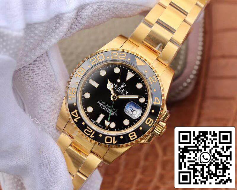 Rolex GMT Master II 116718 40mm EW Factory 1:1 Mejor edición suizo ETA2836 esfera negra