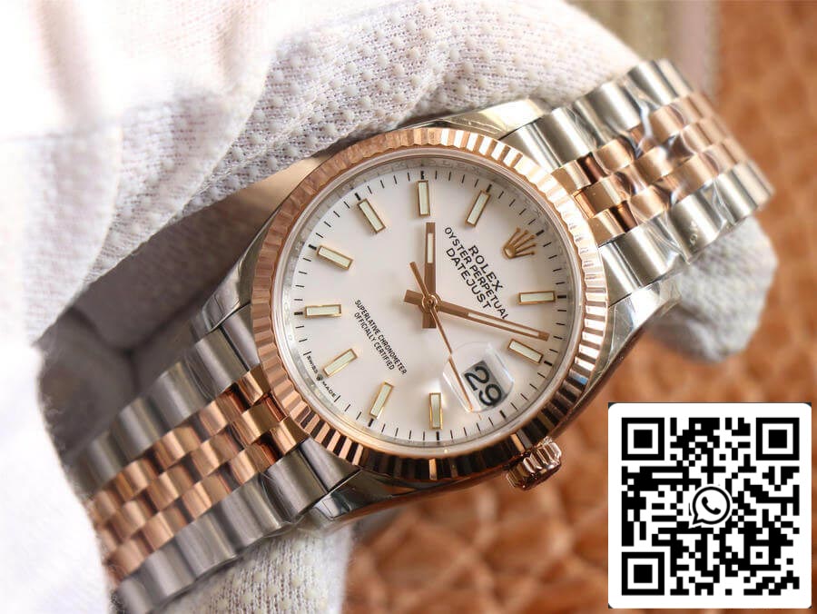 Rolex Datejust M126231-0017 1:1 Mejor edición EW Factory esfera blanca