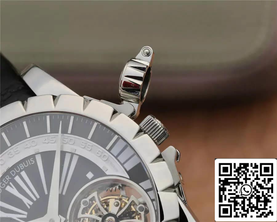 Roger Dubuis Excalibur RDDBEX0291 1:1 Best Edition JB Factory Tourbillon White Shell Black Dial