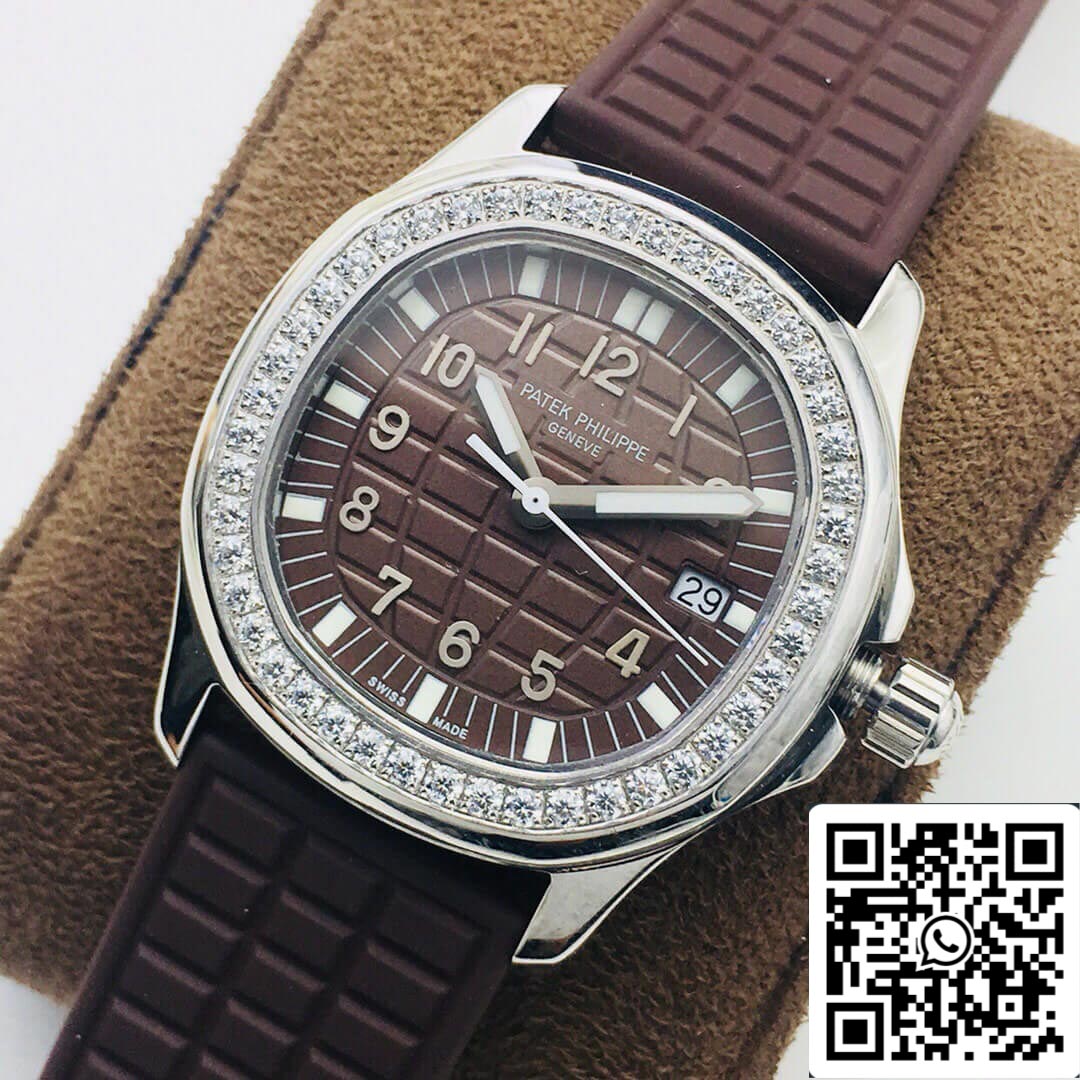 Patek Philippe Aquanaut 5067A-023 Movimiento de cuarzo 1:1 Mejor edición PPF Factory Correa marrón