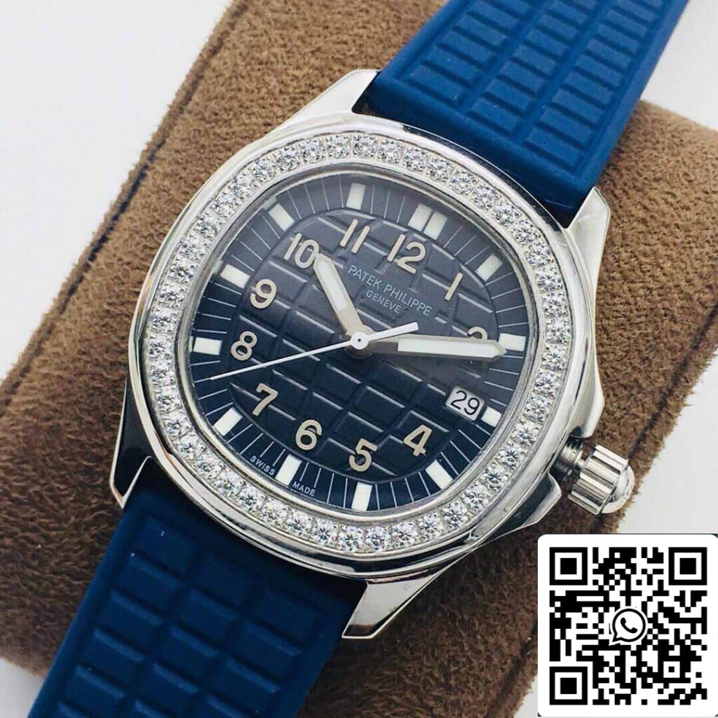 Patek Philippe Aquanaut 5067A-025 Movimento al quarzo 1:1 Migliore edizione PPF Quadrante blu di fabbrica