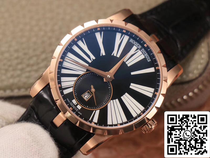 Roger Dubuis Excalibur DBEX0537 1:1 Mejor Edición PF Factory Oro Rosa Suizo ETA9015