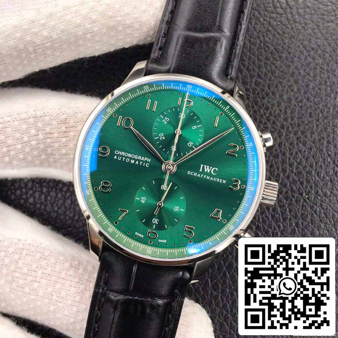 IWC Portugieser IW371615 1:1 Mejor Edición ZF Factory Esfera Verde